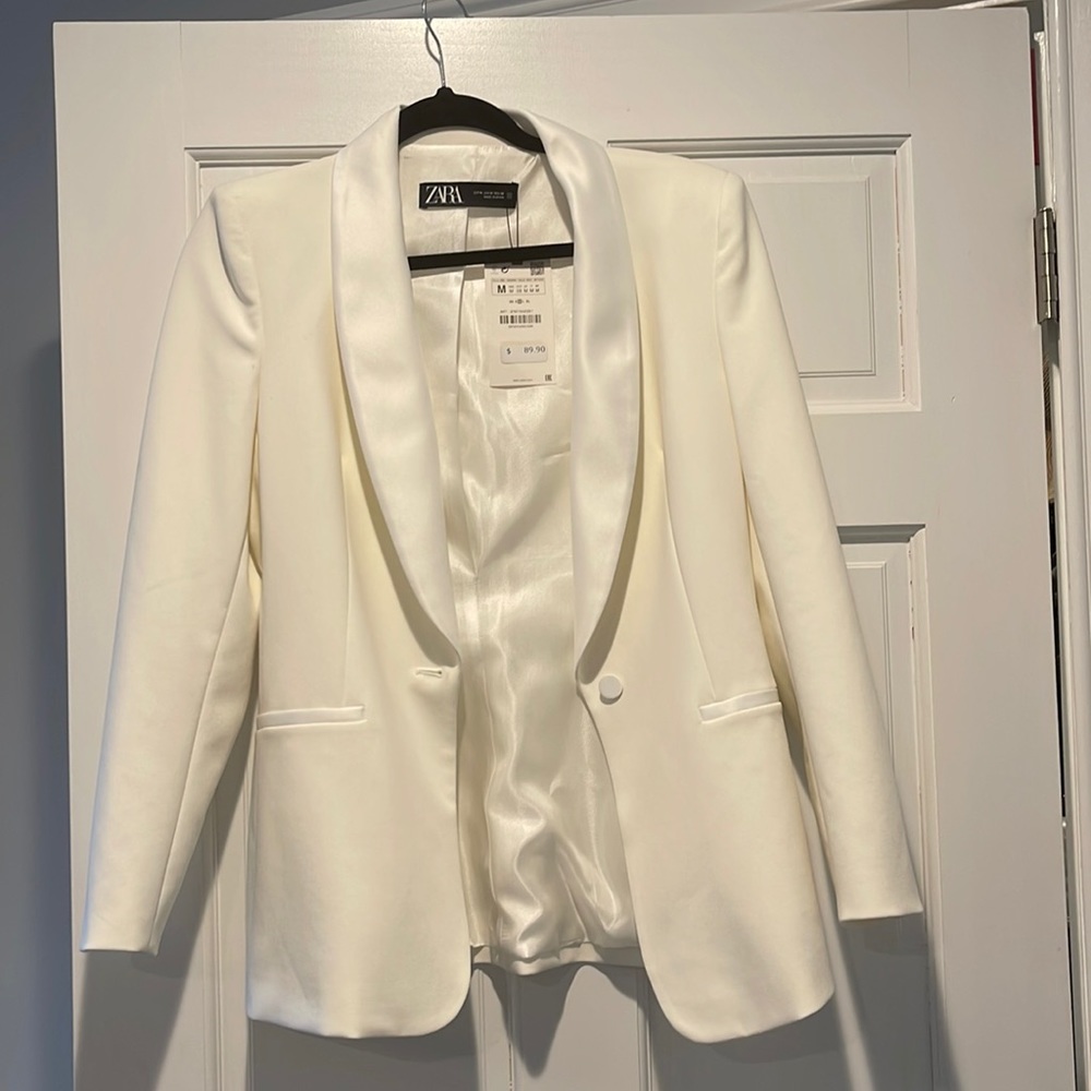White blazer